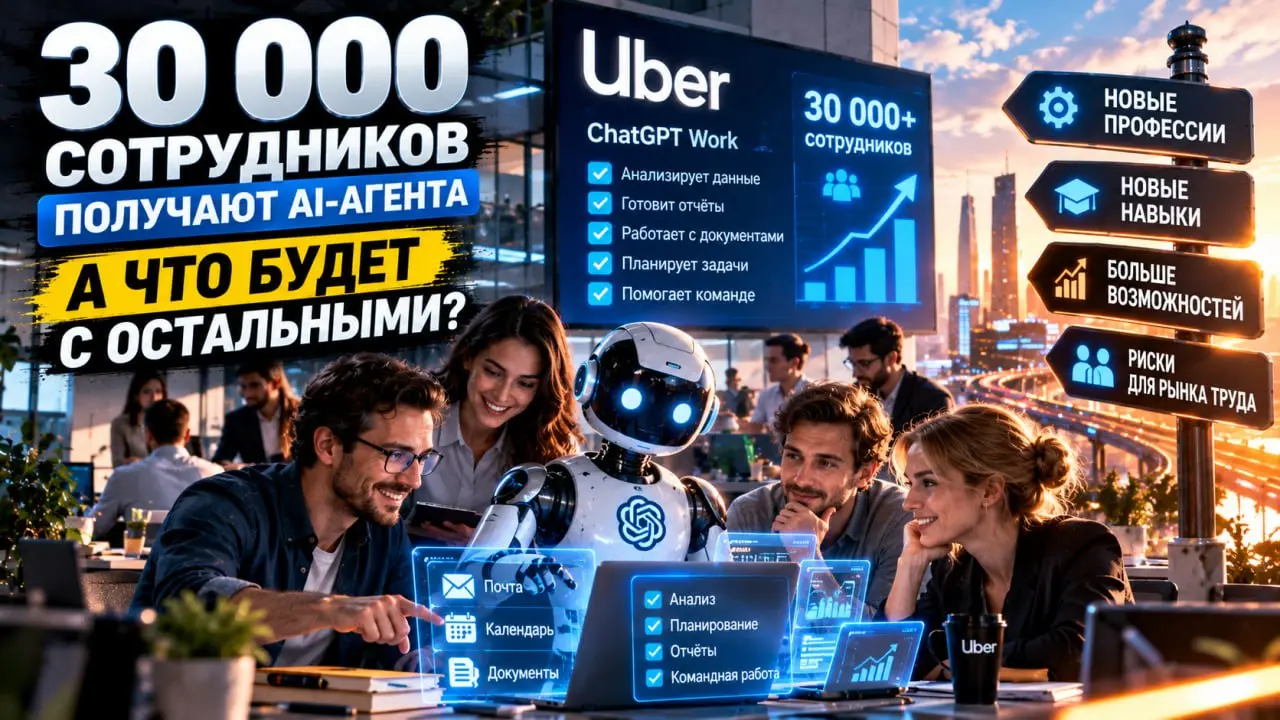 🔭 ВЗГЛЯД ВПЕРЁД | 30 000 сотрудников получают ИИ-агента. А что будет с остальными?
Ещё недавно нейросеть в офисе означала чат, в который сотрудник вручную копирует текст | Сетка — социальная сеть от hh.ru
