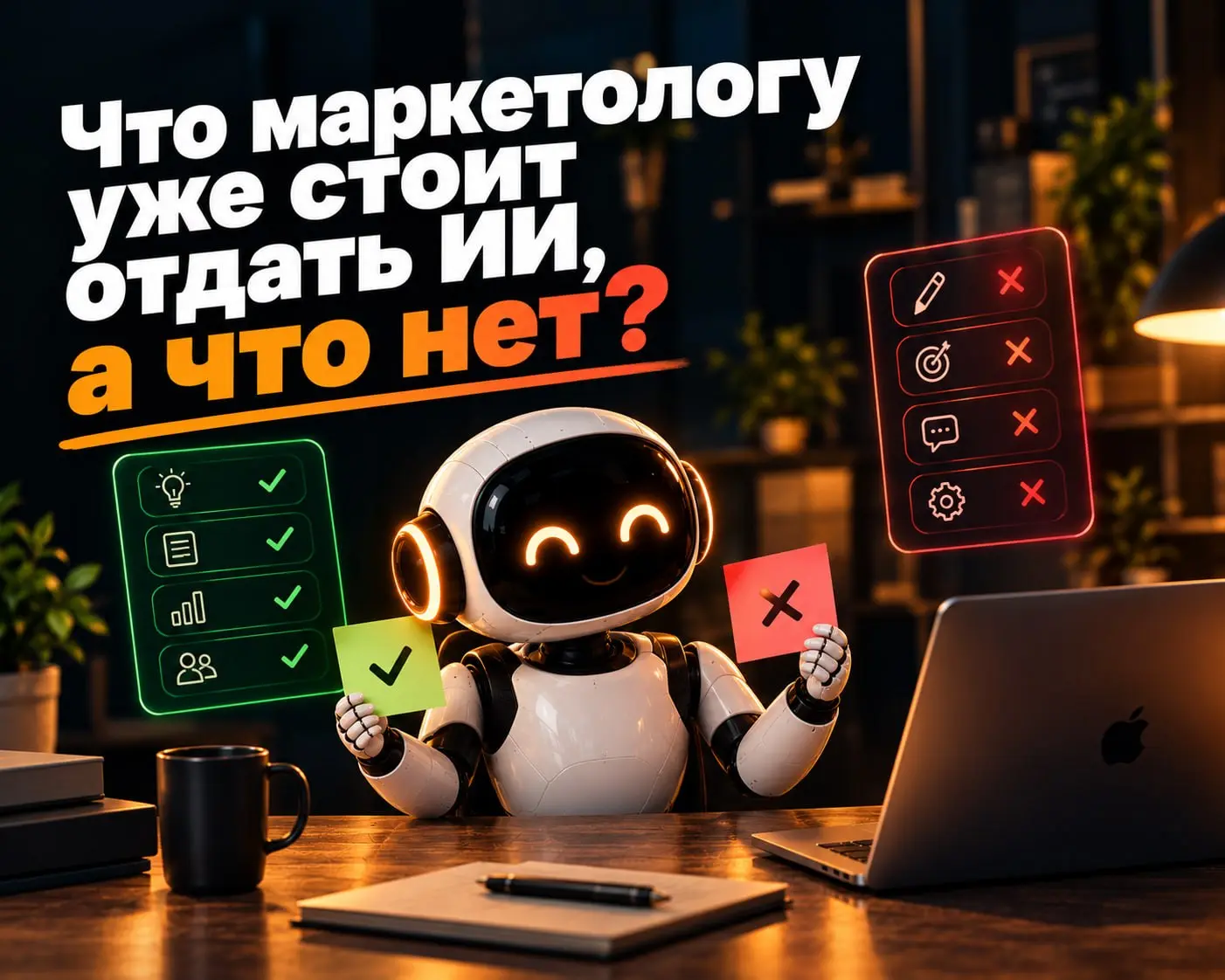 Что маркетологу уже стоит отдать ИИ, а что нет❓
Я больше 10 лет в маркетинге и уверен: профессия маркетолога сейчас меняется.
Раньше хорошему маркетологу нужен был целый отдел | Сетка — социальная сеть от hh.ru