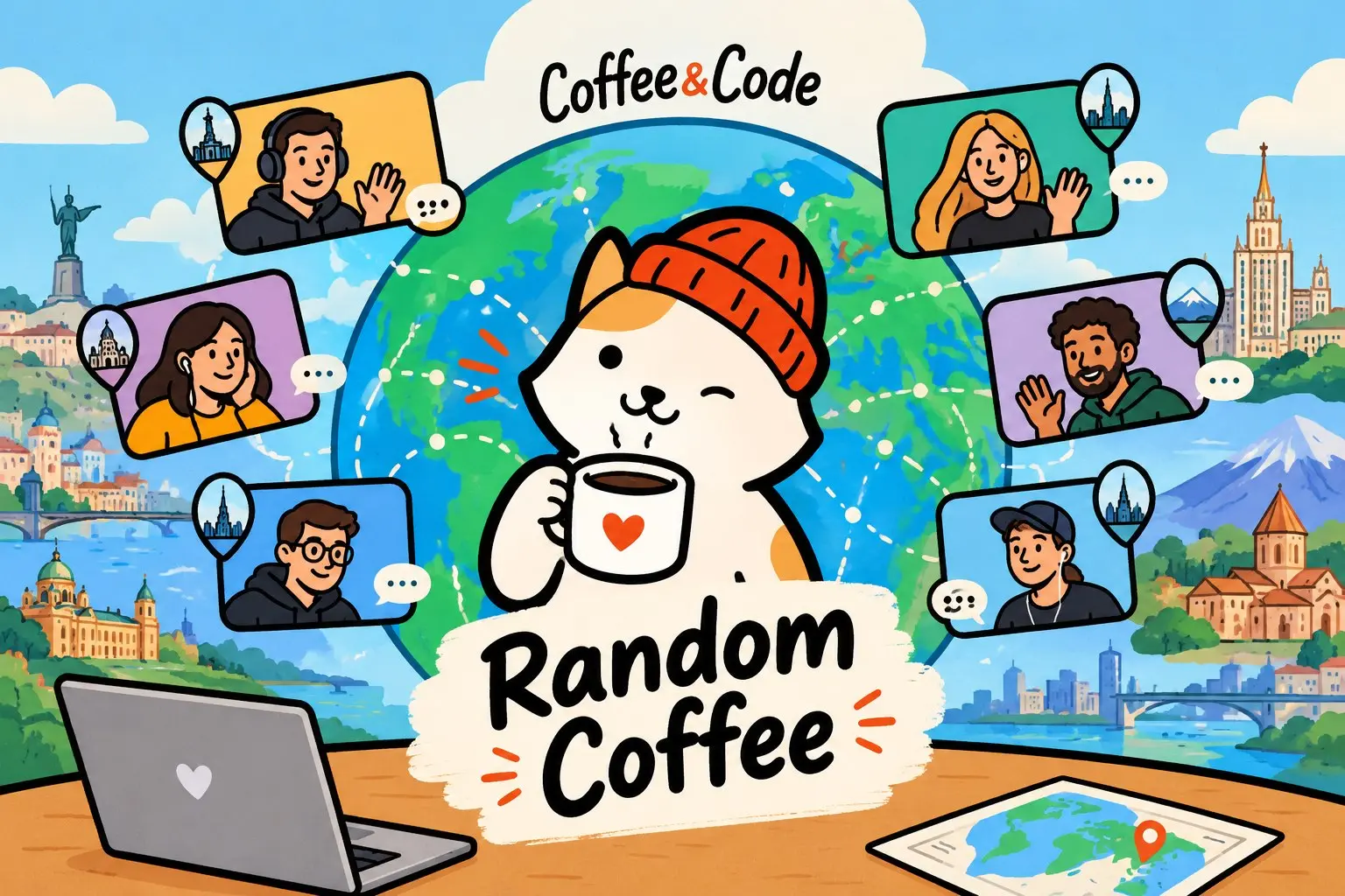☁️ Воскресный Random Coffee! Знакомимся внутри комьюнити!
У нас есть городские чаты, встречи в кофейнях по выходным и онлайн | Сетка — социальная сеть от hh.ru