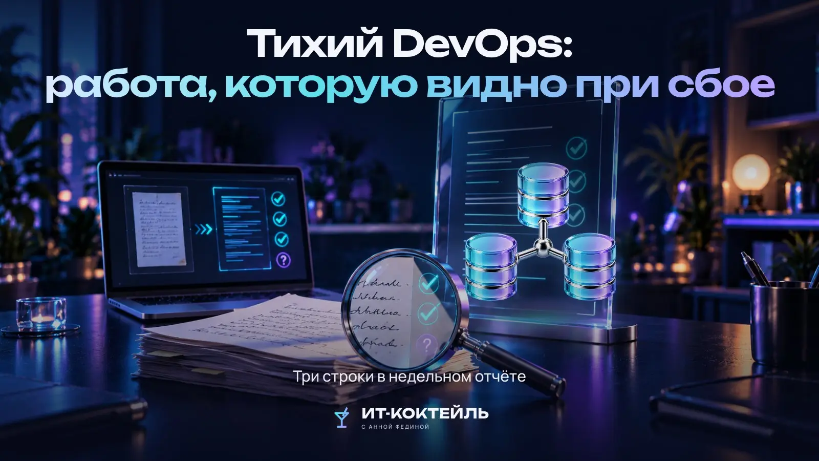 Как сделать работу инфраструктуры видимой до аварии
У инфраструктурной команды неудобная особенность: её работу замечают, когда что-то сломалось | Сетка — социальная сеть от hh.ru