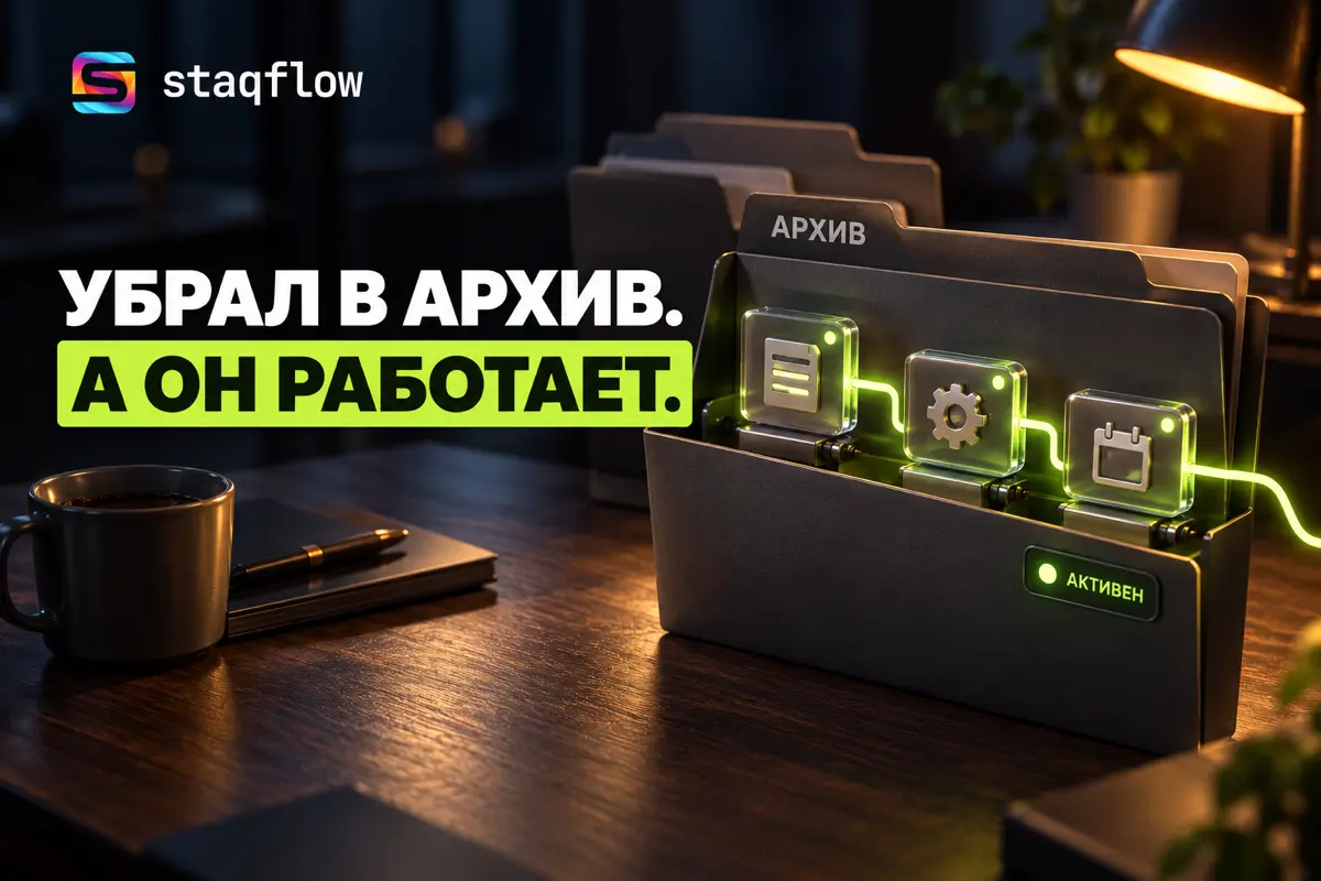 Папка «Архив» ничего не выключает | Сетка — социальная сеть от hh.ru