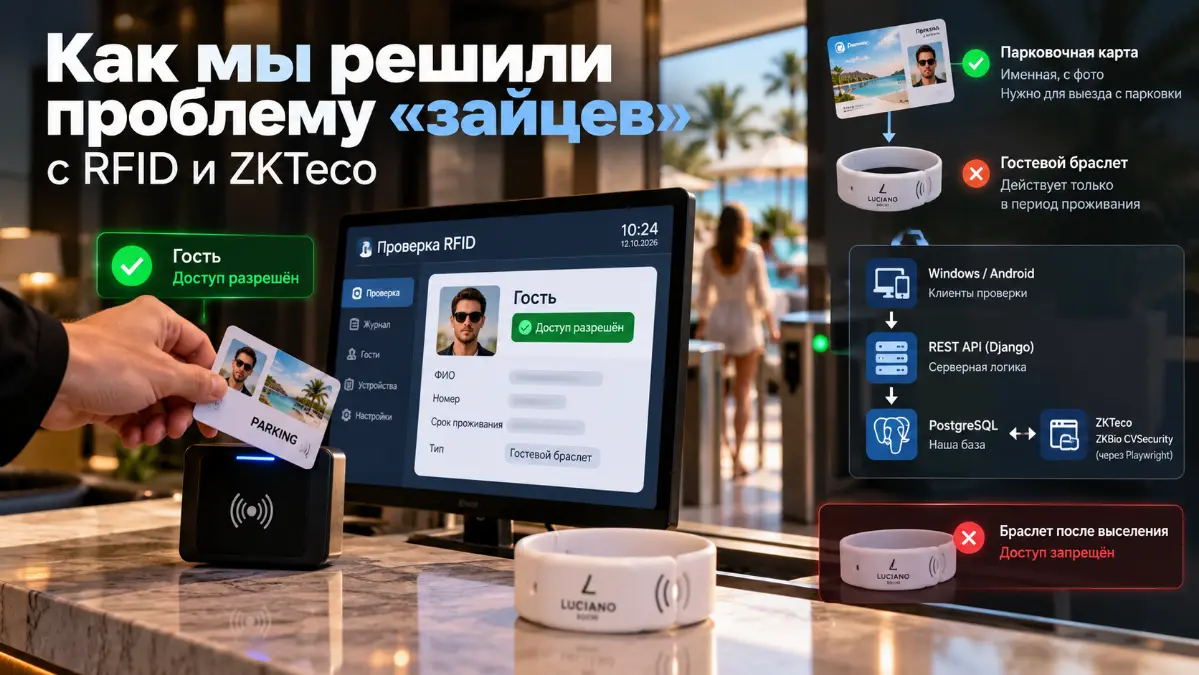 Как мы решили проблему «зайцев» с RFID и ZKTeco | Сетка — социальная сеть от hh.ru