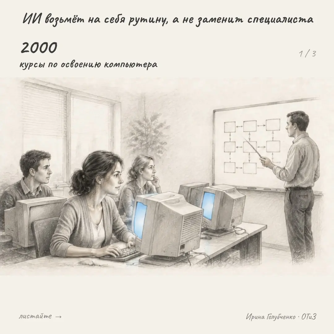 ИИ возьмёт на себя рутину, а не заменит специалиста | Сетка — социальная сеть от hh.ru