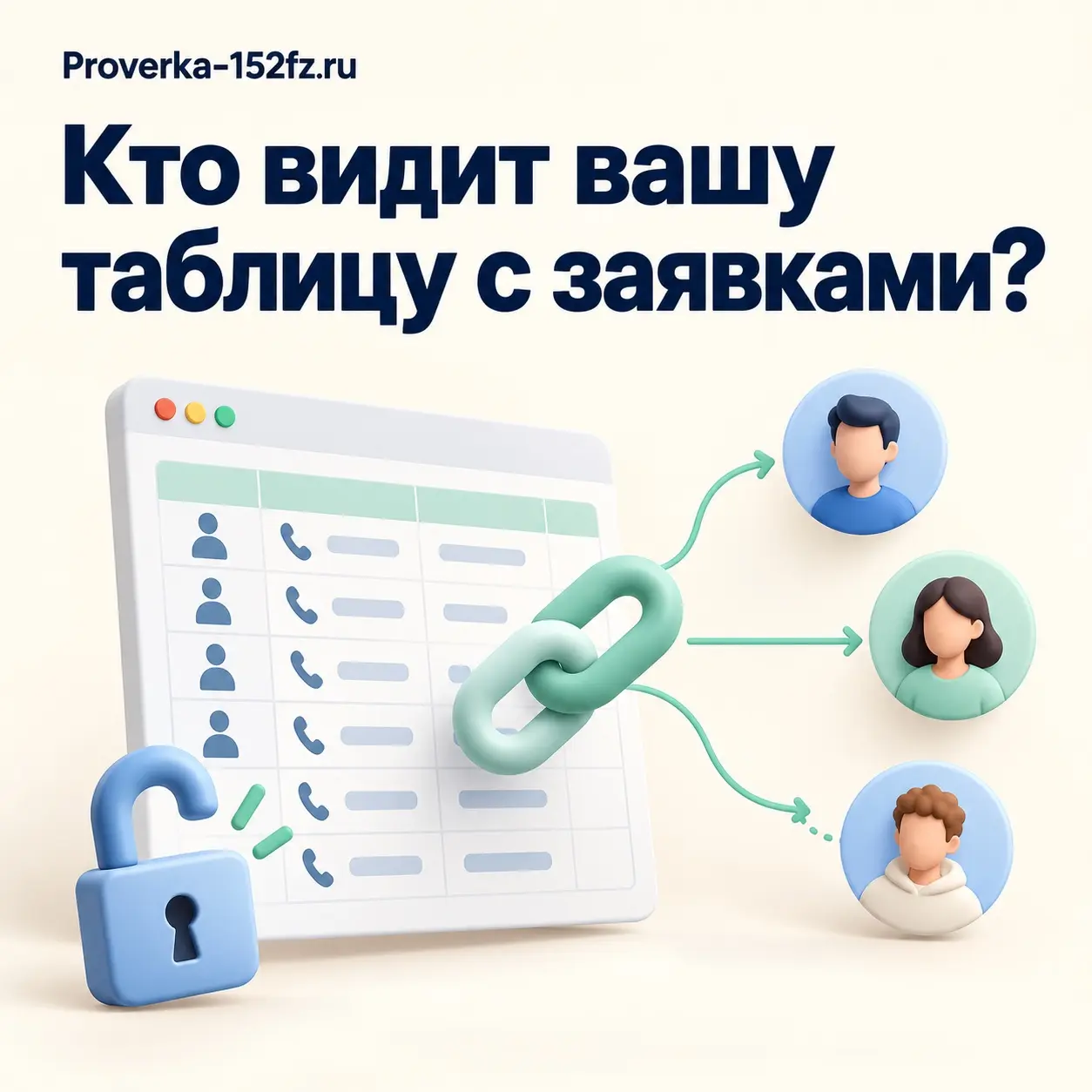 «Доступ по ссылке»: кто ещё может открыть таблицу с заявками | Сетка — социальная сеть от hh.ru