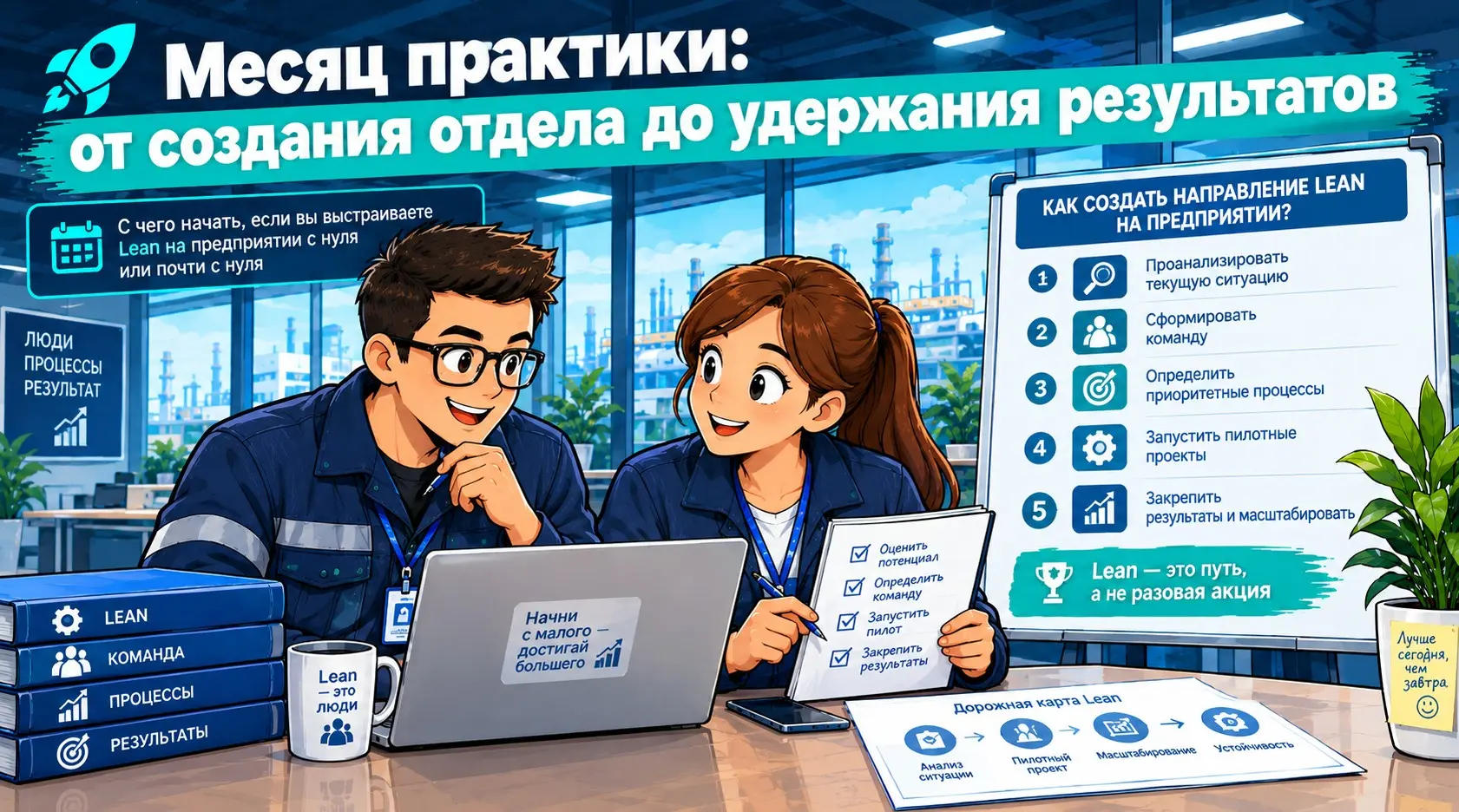 🚀Пост АНОНС: месяц практики Lean | Сетка — социальная сеть от hh.ru