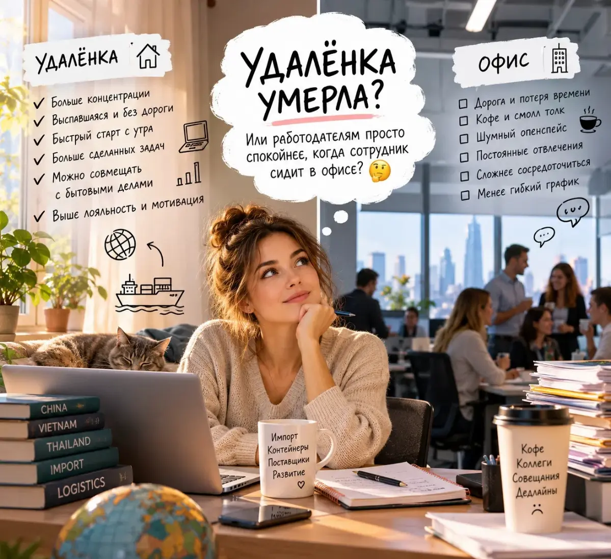 Удалёнка умерла? 🤔 | Сетка — социальная сеть от hh.ru