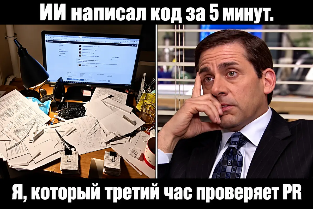 ИИ пишет код быстрее. А разработчик теперь работает меньше? | Сетка — социальная сеть от hh.ru