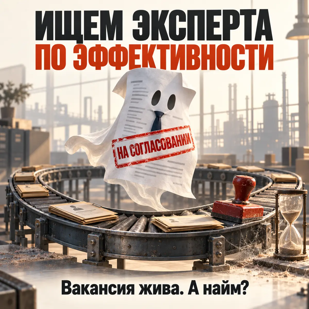🧟 Ищем специалиста по эффективности. Ожидайте согласования. | Сетка — социальная сеть от hh.ru