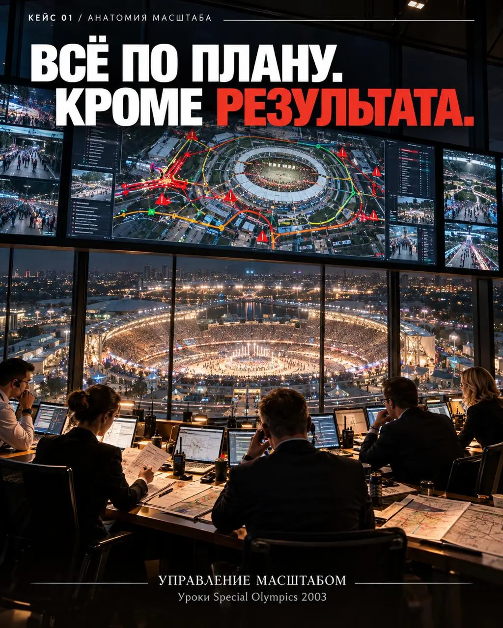 🏟 ВСЁ ПО ПЛАНУ. КРОМЕ РЕЗУЛЬТАТА.
Представьте международное спортивное мероприятие.
Тысячи участников. Десятки площадок. Транспорт, безопасность, питание, медицина, размещение, волонтёры | Сетка — социальная сеть от hh.ru