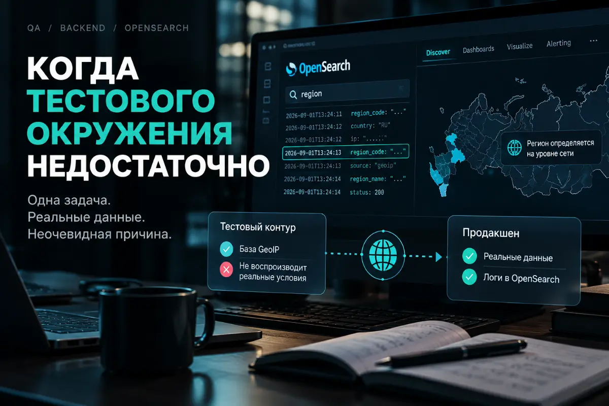 КОГДА ТЕСТОВОГО ОКРУЖЕНИЯ НЕДОСТАТОЧНО
Недавно столкнулся с интересной задачей: нужно было проверить, как система определяет регион пользователя.
Казалось бы, обычная проверка | Сетка — социальная сеть от hh.ru