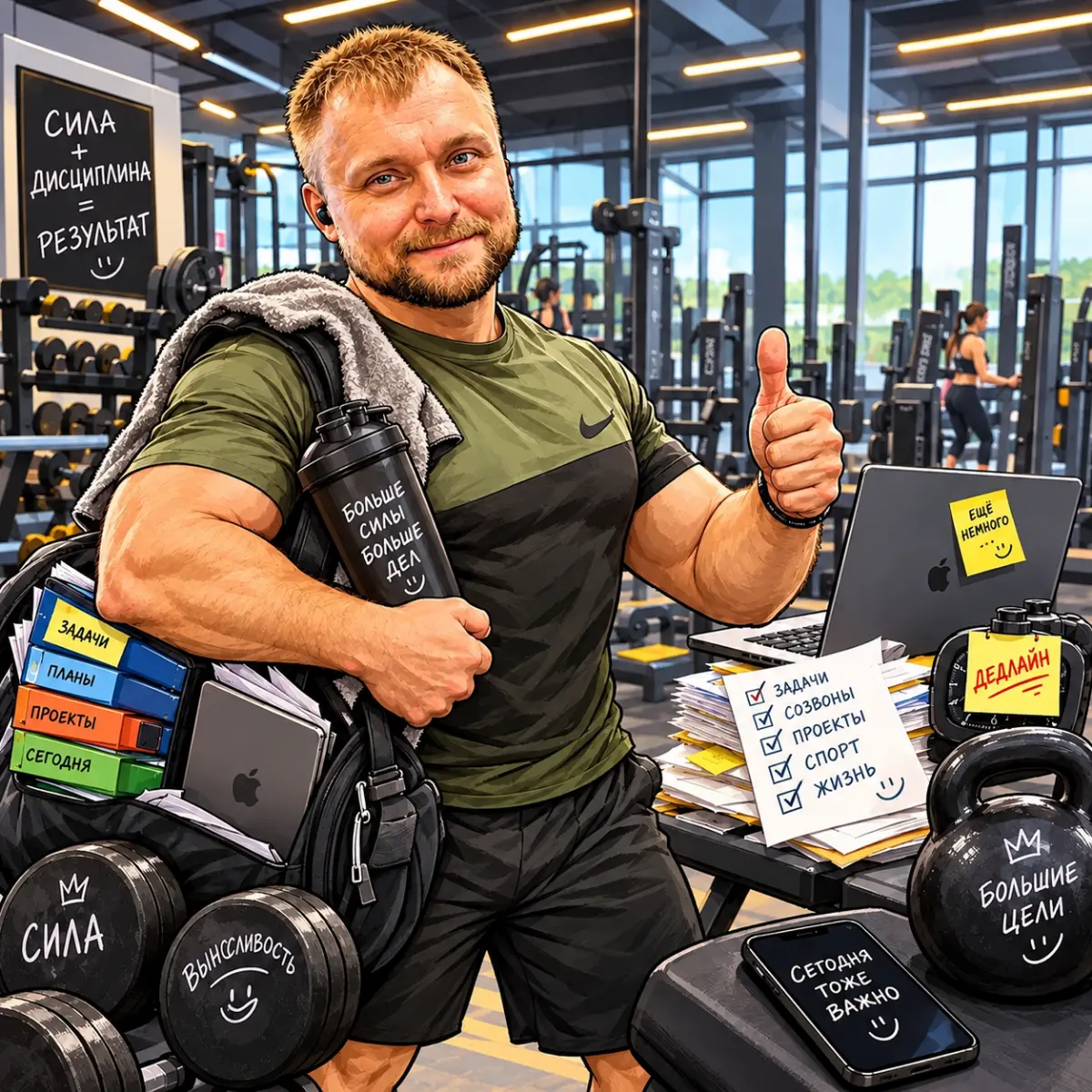 Спорт — это не про красивое тело. Это про дисциплину. | Сетка — социальная сеть от hh.ru