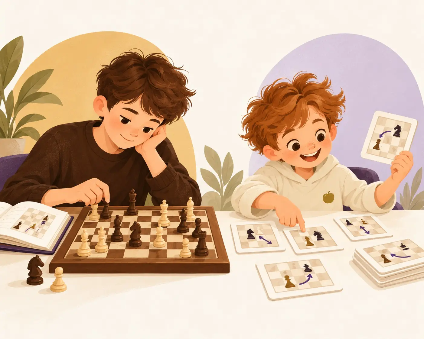 ♟️ Два брата, одни шахматы — и два совершенно разных урока | Сетка — социальная сеть от hh.ru