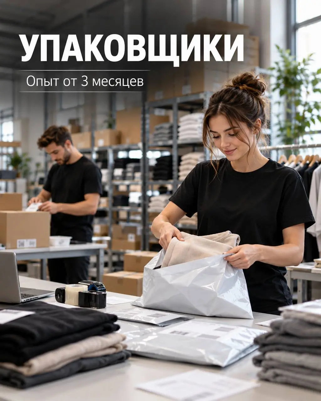 УПАКОВЩИК
От 3 500₽/смена
фулфилмент
• Москва, м. Сходненская
• Упаковка и фасовка
• @PolinaShageeva
Полное описание вакансии размещено в Телеграм и Макс. Переходите по ссылке в закрепленном сообщении | Сетка — социальная сеть от hh.ru