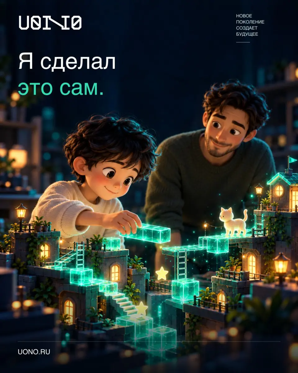 Для меня в словах «я сделал эту игру» важно понимание.
Ребёнок может объяснить, почему герой движется именно так, откуда берутся очки и что нужно для победы | Сетка — социальная сеть от hh.ru