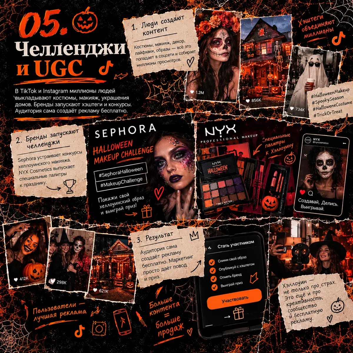 КАК МАРКЕТИНГ ИЗМЕНИЛ ОБЫЧНЫЙ ПРАЗДНИК ХЭЛЛОУИН 🎃
👻 До Хэллоуина осталось несколько дней. Пока все готовятся к празднику, хочу поделиться своими мыслями | Сетка — социальная сеть от hh.ru