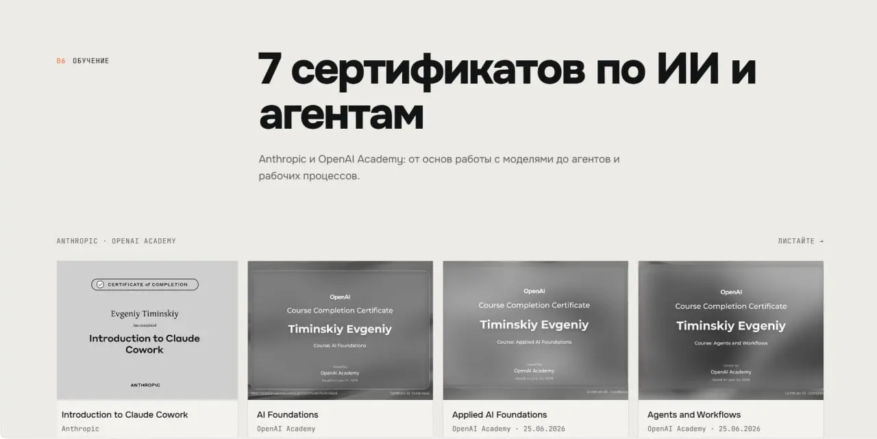 Евгений Тиминский — автоматизация бизнеса и ИИ - Моя первая визитка - Все кому интересно готов поделиться опытом | Сетка — социальная сеть от hh.ru