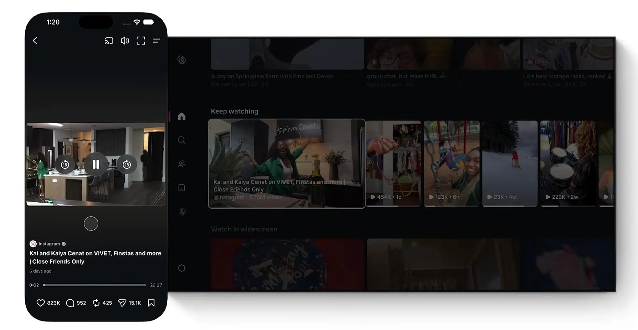 Длинные видео теперь в Instagram*!
IGTV перерождается и теперь будут называться Features. Теперь в Инсту можно будет заливать горизонтальное видео длиннее часа | Сетка — социальная сеть от hh.ru