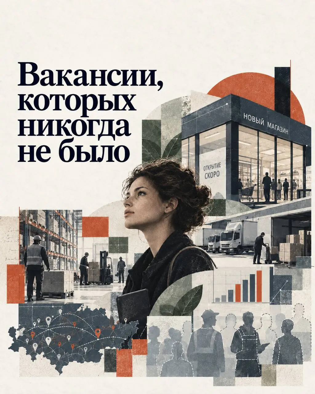 Вакансии, которых никогда не было
В 2025 году X5 открыла 2 870 новых магазинов | Сетка — социальная сеть от hh.ru