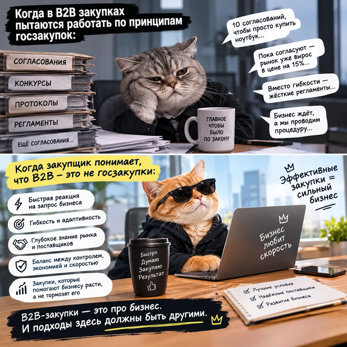 B2B-закупки — это не госзакупки | Сетка — социальная сеть от hh.ru