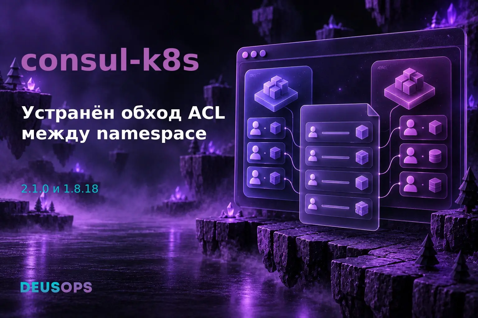 В consul-k8s исправлен обход ACL между пространствами имён Kubernetes
Кого затрагивает: consul-k8s 0.42.0–2.0.4, кроме 1.8.18, с global.acls.manageSystemACLs=true; при false уязвимости нет | Сетка — социальная сеть от hh.ru