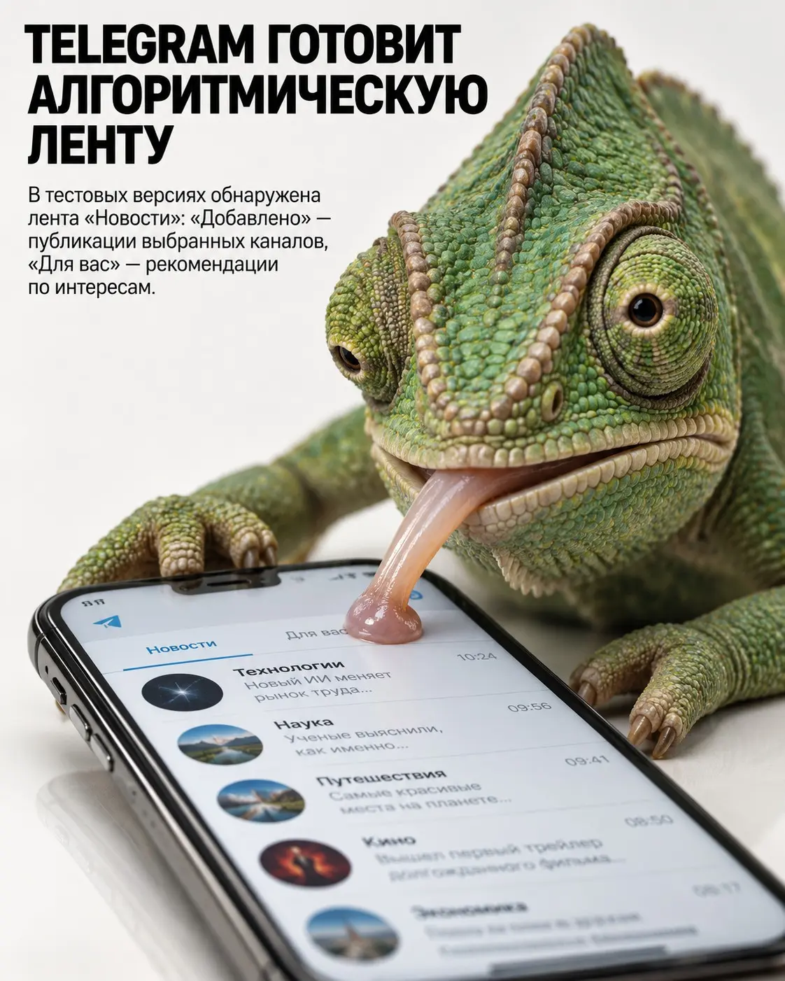 Telegram готовит алгоритмическую ленту | Сетка — социальная сеть от hh.ru