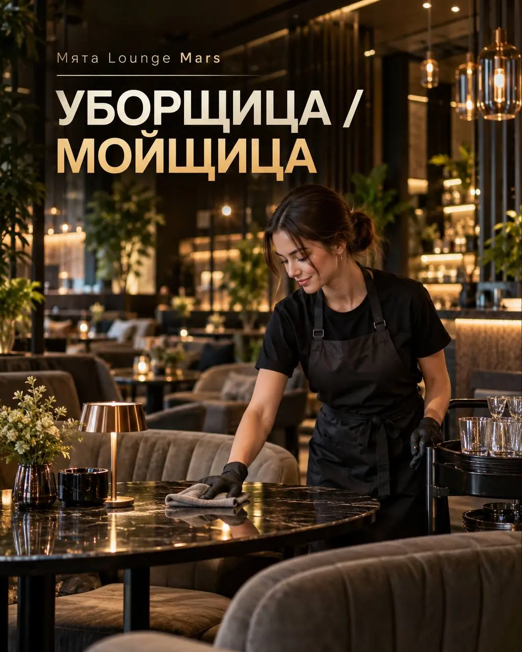 УБОРЩИЦА-МОЙЩИЦА
От 4 000₽/смена
Мята Lounge Mars
• Москва, Космонавта Волкова 6А
• Клининг и бытовые услуги
• @kathrinsam3267
Полное описание вакансии размещено в Телеграм и Макс | Сетка — социальная сеть от hh.ru