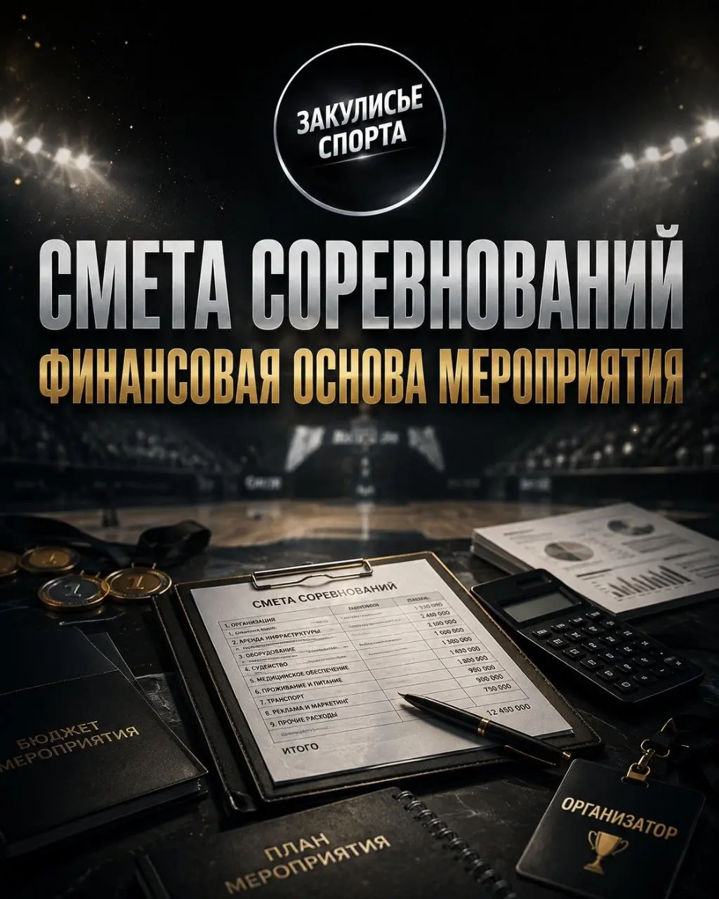 СМЕТА СОРЕВНОВАНИЙ
ФИНАНСОВАЯ ОСНОВА МЕРОПРИЯТИЯ💰
📋ЧТО МОЖЕТ ВХОДИТЬ В СМЕТУ СОРЕВНОВАНИЙ:
✔аренда спортивного объекта;
✔оплата работы судей;
✔медицинское обеспечение;
✔наградная продукция;
✔оборудова... | Сетка — социальная сеть от hh.ru