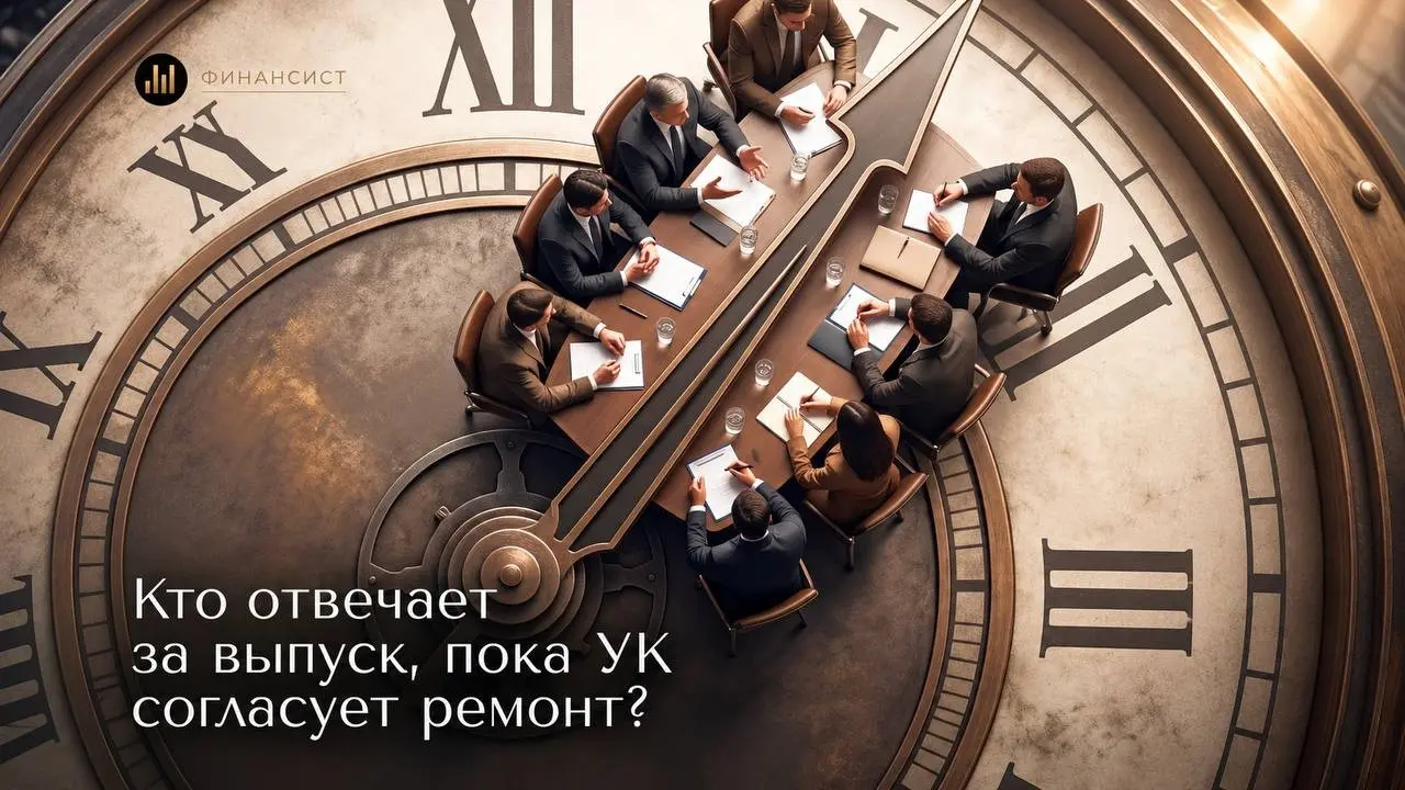 Кто отвечает за выпуск, пока УК согласует ремонт? | Сетка — социальная сеть от hh.ru