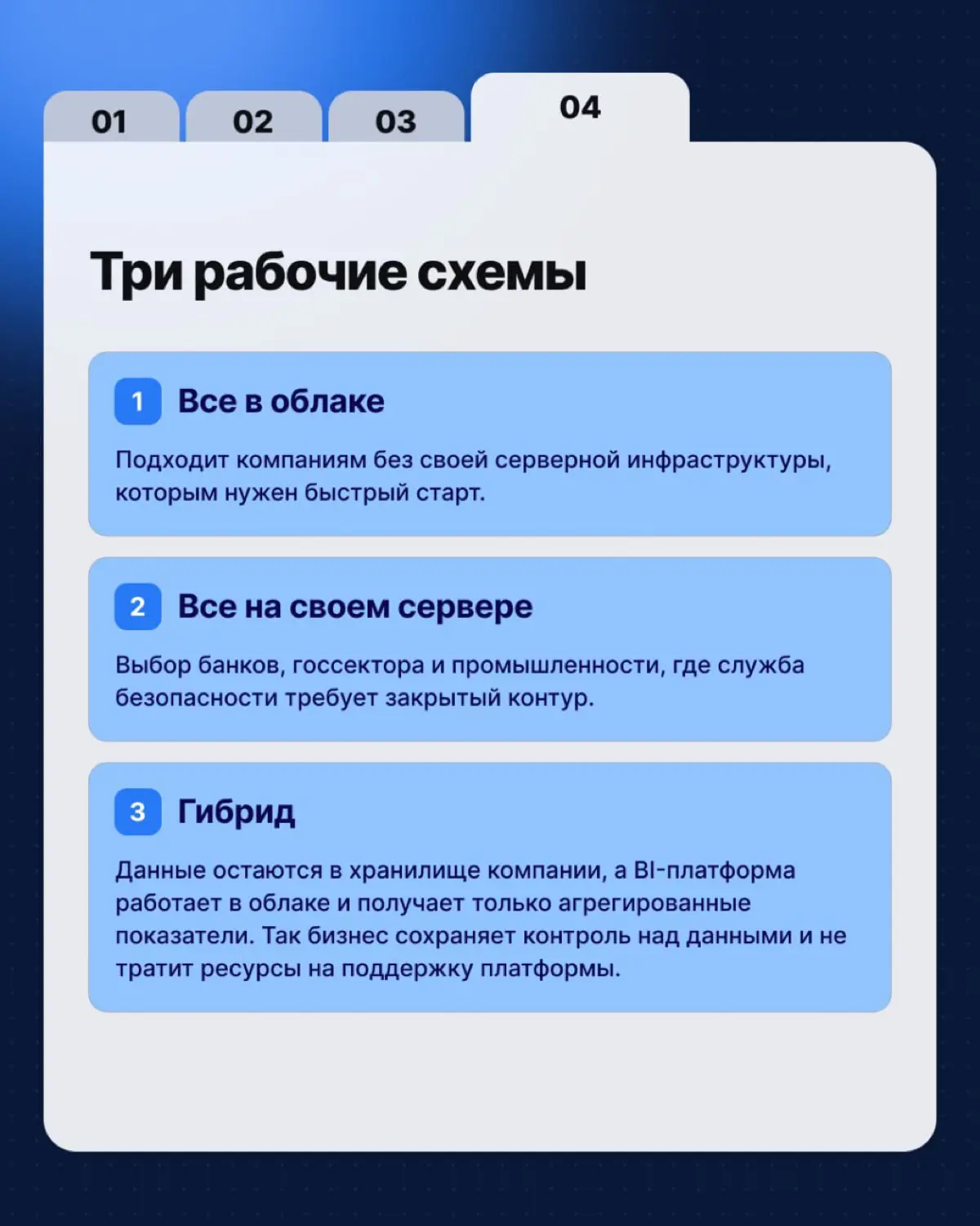 BI-аналитика в облаке или на своем сервере? ⚖️ | Сетка — социальная сеть от hh.ru