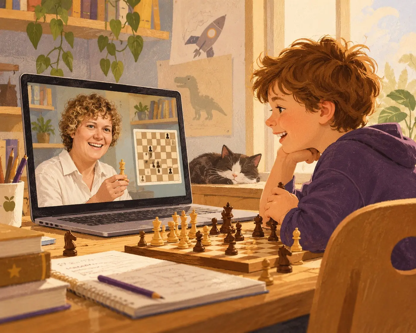 ♟️ Ребёнок обожает шахматы, но не хочет ходить на занятия? | Сетка — социальная сеть от hh.ru