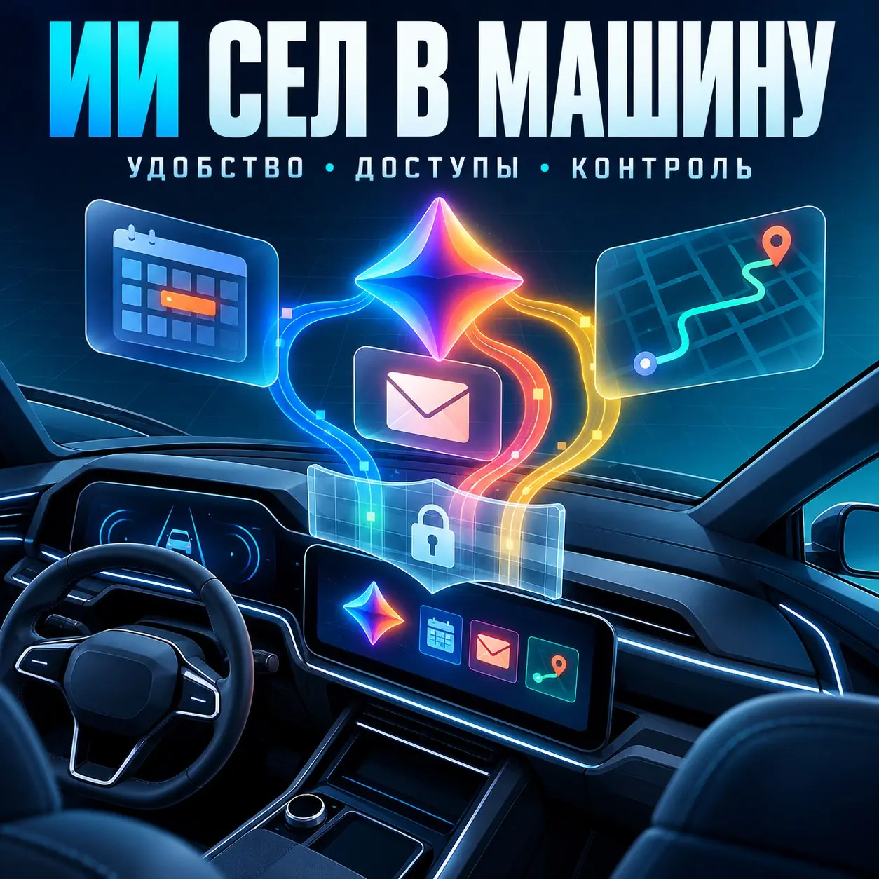 ИИ уже сел в машину. Но не ко всем
20 октября Google начала развёртывать Personal Intelligence для Gemini в Android Auto | Сетка — социальная сеть от hh.ru