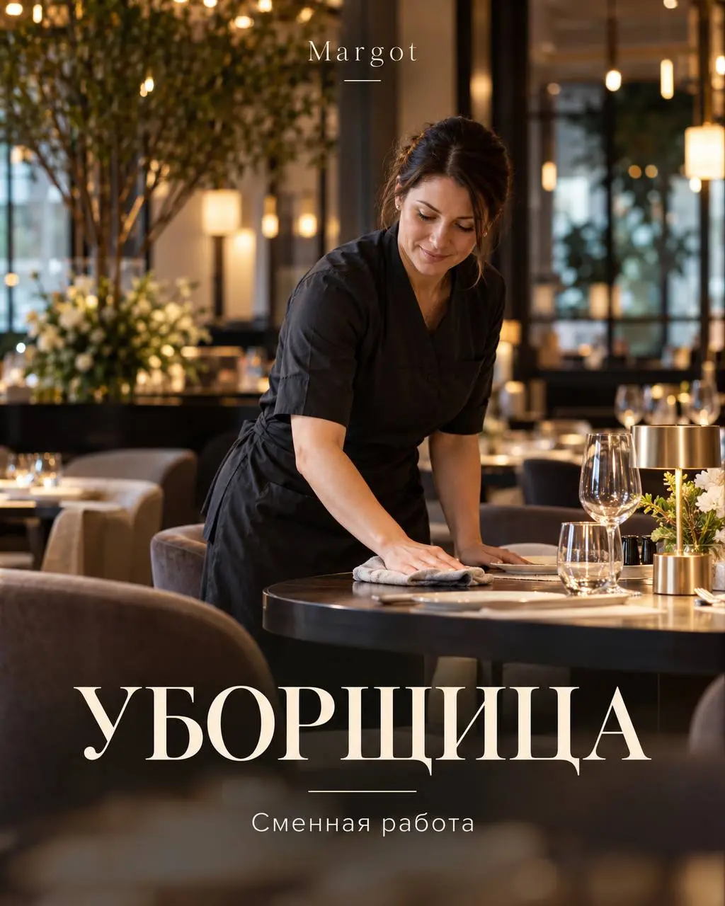 УБОРЩИЦА
От 4 200₽/смена
Ресторан Margot
• Москва, м | Сетка — социальная сеть от hh.ru