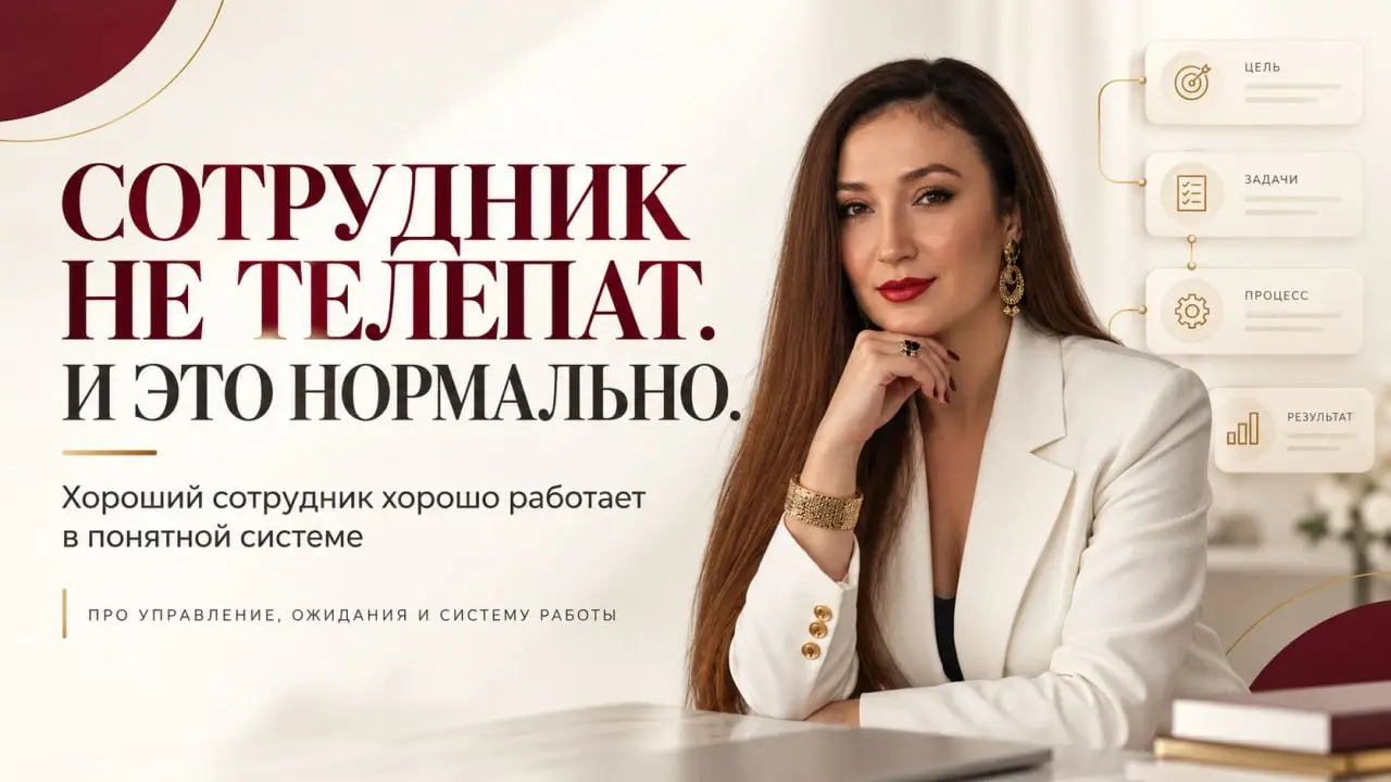 Сотрудник не телепат, и это нормально.
“Ну он же взрослый человек! Неужели я должен ему все объяснять?” - Знакомая претензия руководителей. И вроде бы логика понятна | Сетка — социальная сеть от hh.ru