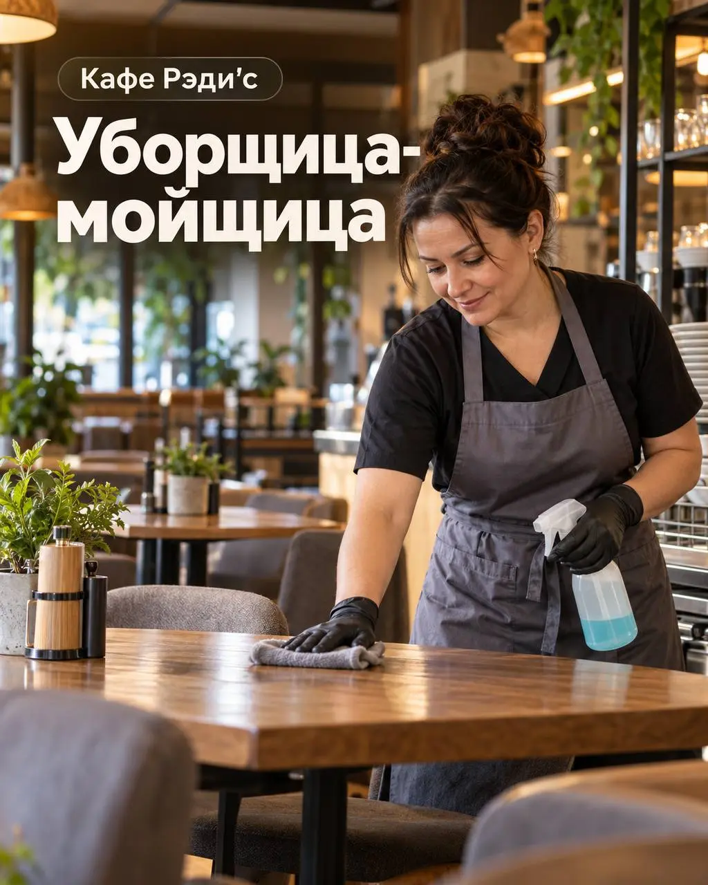 УБОРЩИЦА-МОЙЩИЦА
От 4 500₽/смена
Кафе Рэди’с
• Москва, м. Аэропорт
• Клининг и бытовые услуги
• @ivshkna
Полное описание вакансии размещено в Телеграм и Макс | Сетка — социальная сеть от hh.ru