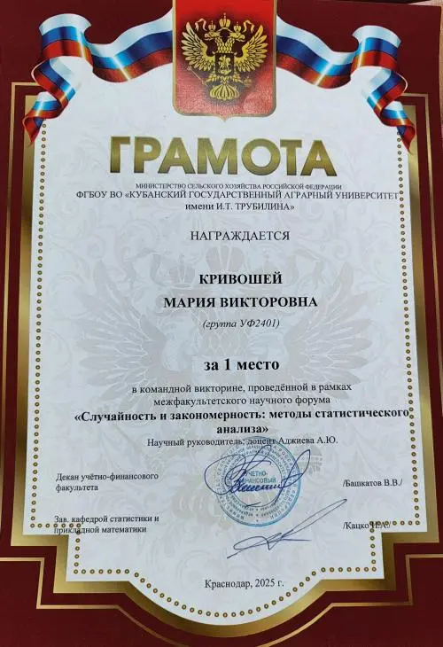 Мария Кривошей