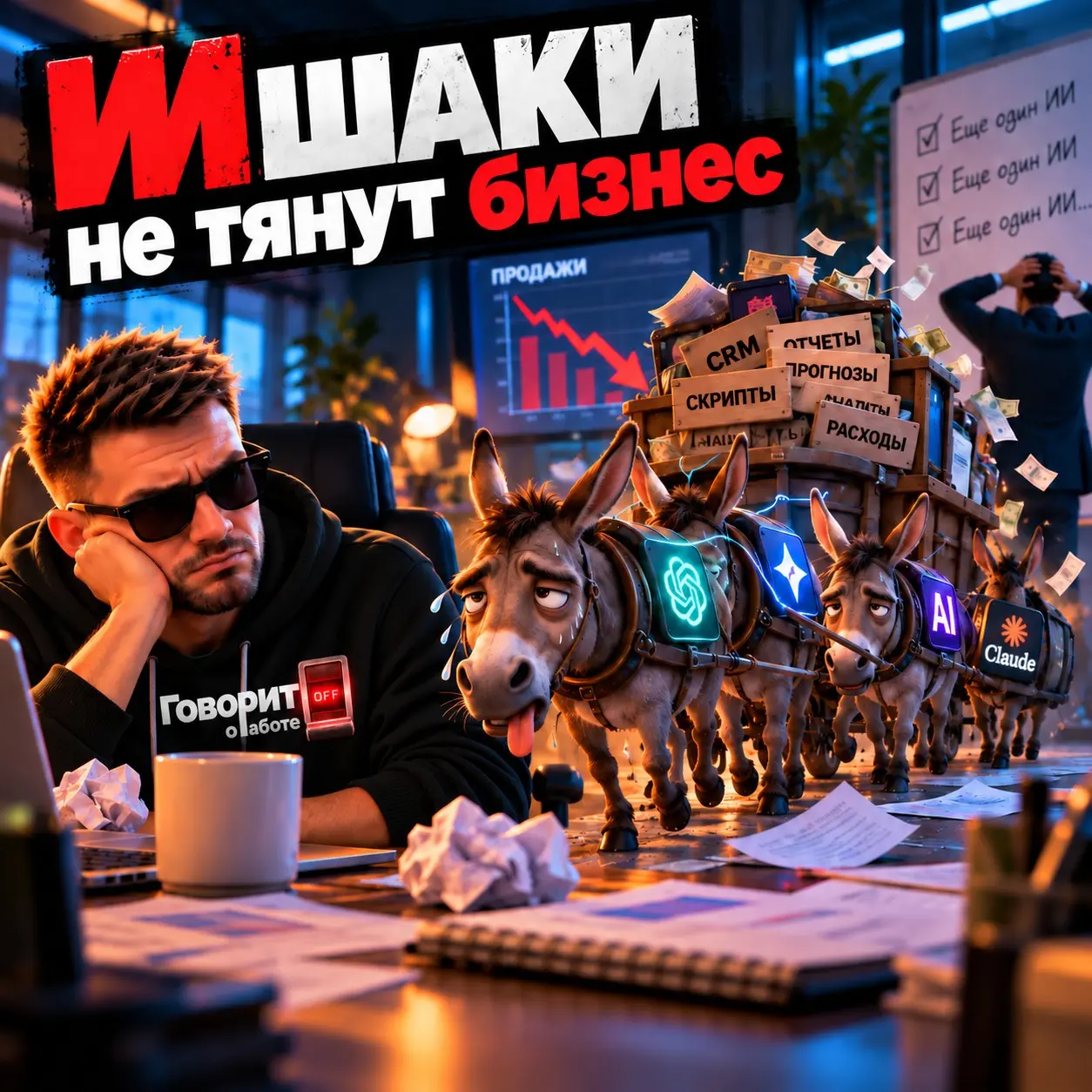 ИИшаки не тянут бизнес | Сетка — социальная сеть от hh.ru