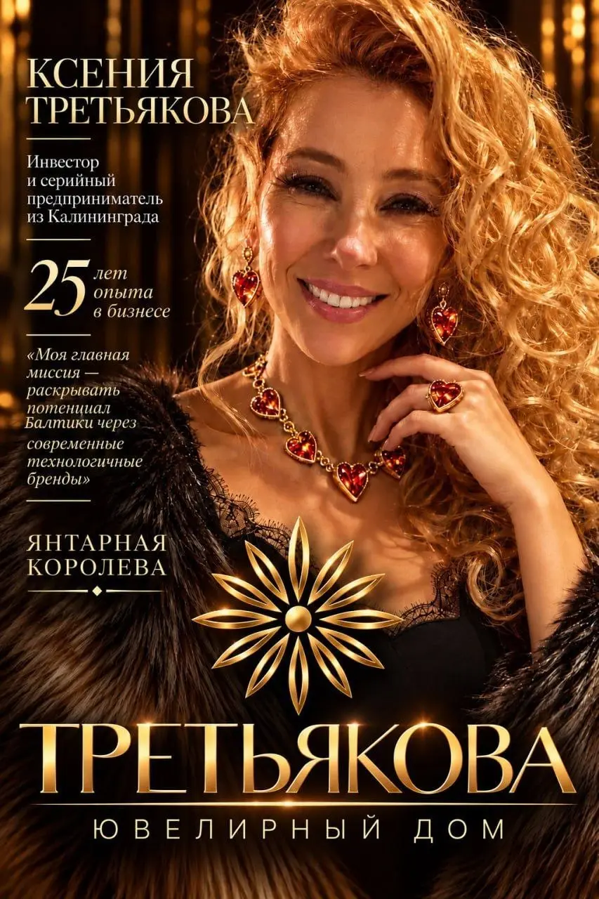 Еще одним украшение на нашем мероприятии был Ювелирный дом "ТРЕТЬЯКОВА" 🌟
Ксения Третьякова, инвестор и серийный предприниматель
с 25-летним опытом в бизнесе | Сетка — социальная сеть от hh.ru