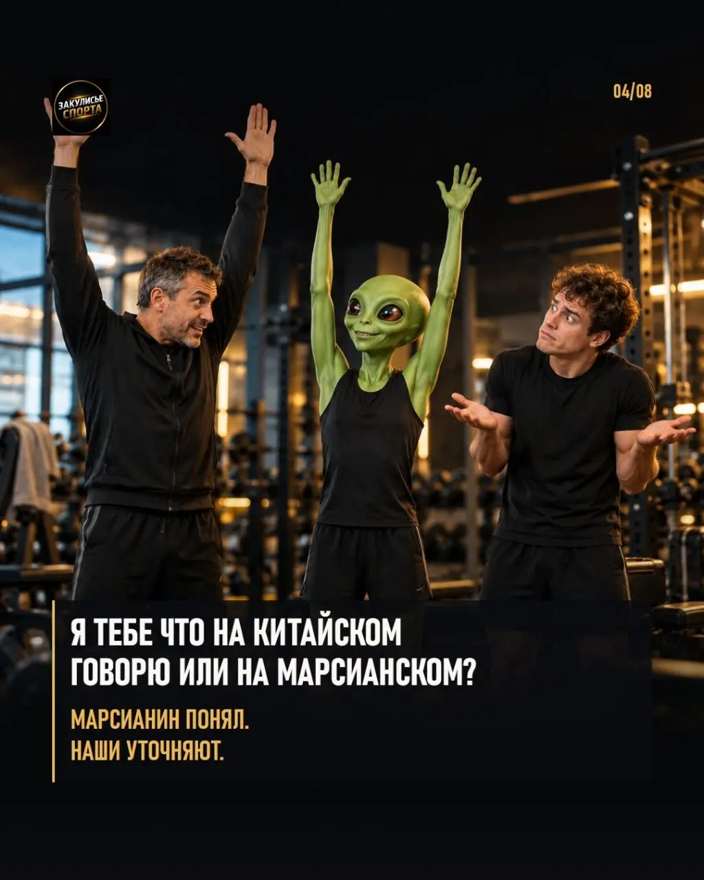 😄Некоторые фразы тренера лучше не представлять буквально.
🎬Тренер объясняет упражнение. Воображение спортсмена уже снимает кино.
🗣Какая фраза вашего тренера заслуживает отдельной карточки?
.
. | Сетка — социальная сеть от hh.ru