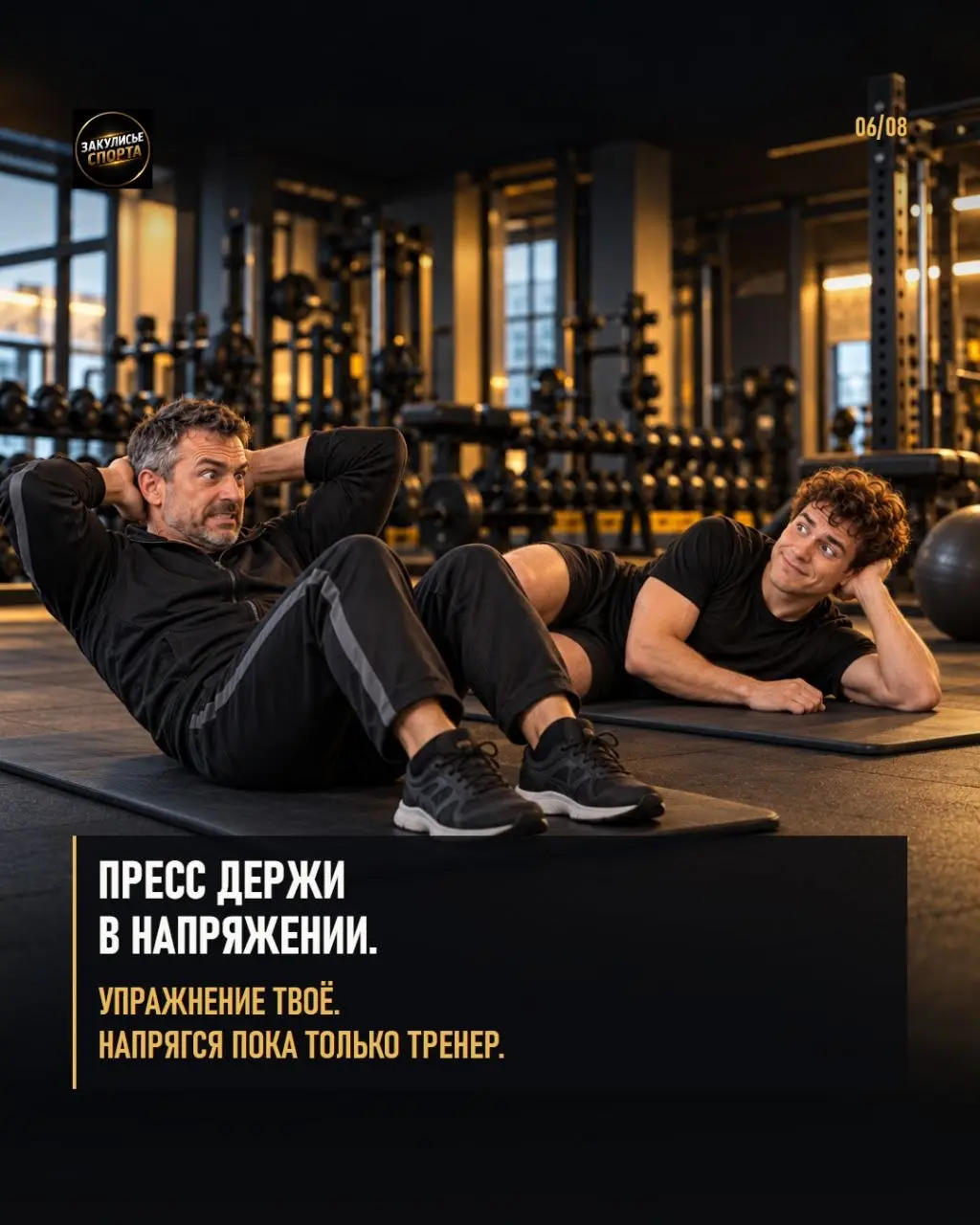 😄Некоторые фразы тренера лучше не представлять буквально.
🎬Тренер объясняет упражнение. Воображение спортсмена уже снимает кино.
🗣Какая фраза вашего тренера заслуживает отдельной карточки?
.
. | Сетка — социальная сеть от hh.ru
