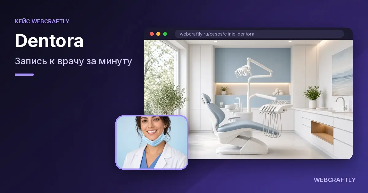 Dentora: онлайн-запись к врачу без звонка | Сетка — социальная сеть от hh.ru