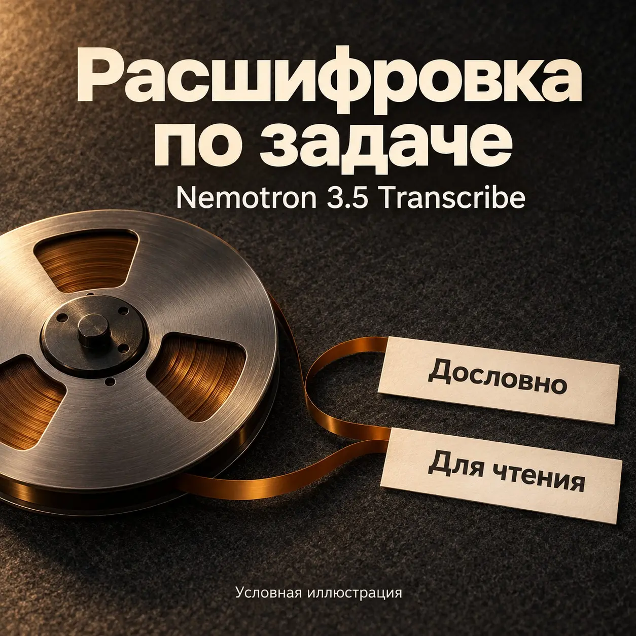 В Nemotron 3.5 стиль расшифровки задаётся промптом | Сетка — социальная сеть от hh.ru