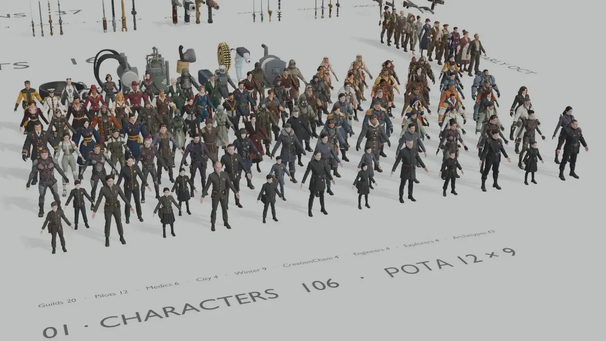 NPC и костюмы project C The Clouds | Сетка — социальная сеть от hh.ru
