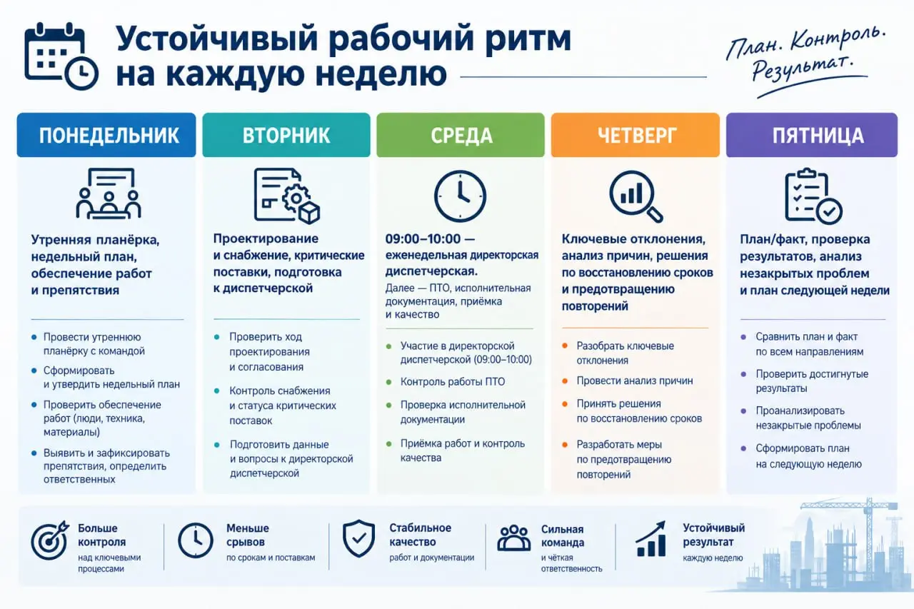 ДЕНЬ 21. Пятница — финализируем рабочий ритм директора | Сетка — социальная сеть от hh.ru