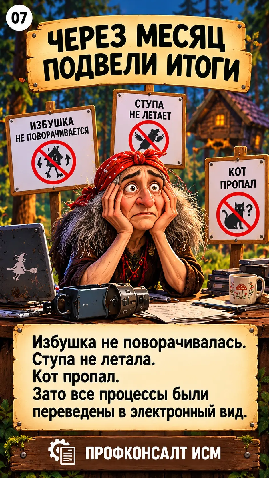 Баба-яга и цифровая трансформация | Сетка — социальная сеть от hh.ru