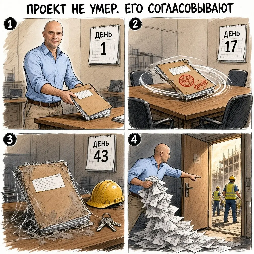 Проект не умер. Его согласовывают | Сетка — социальная сеть от hh.ru