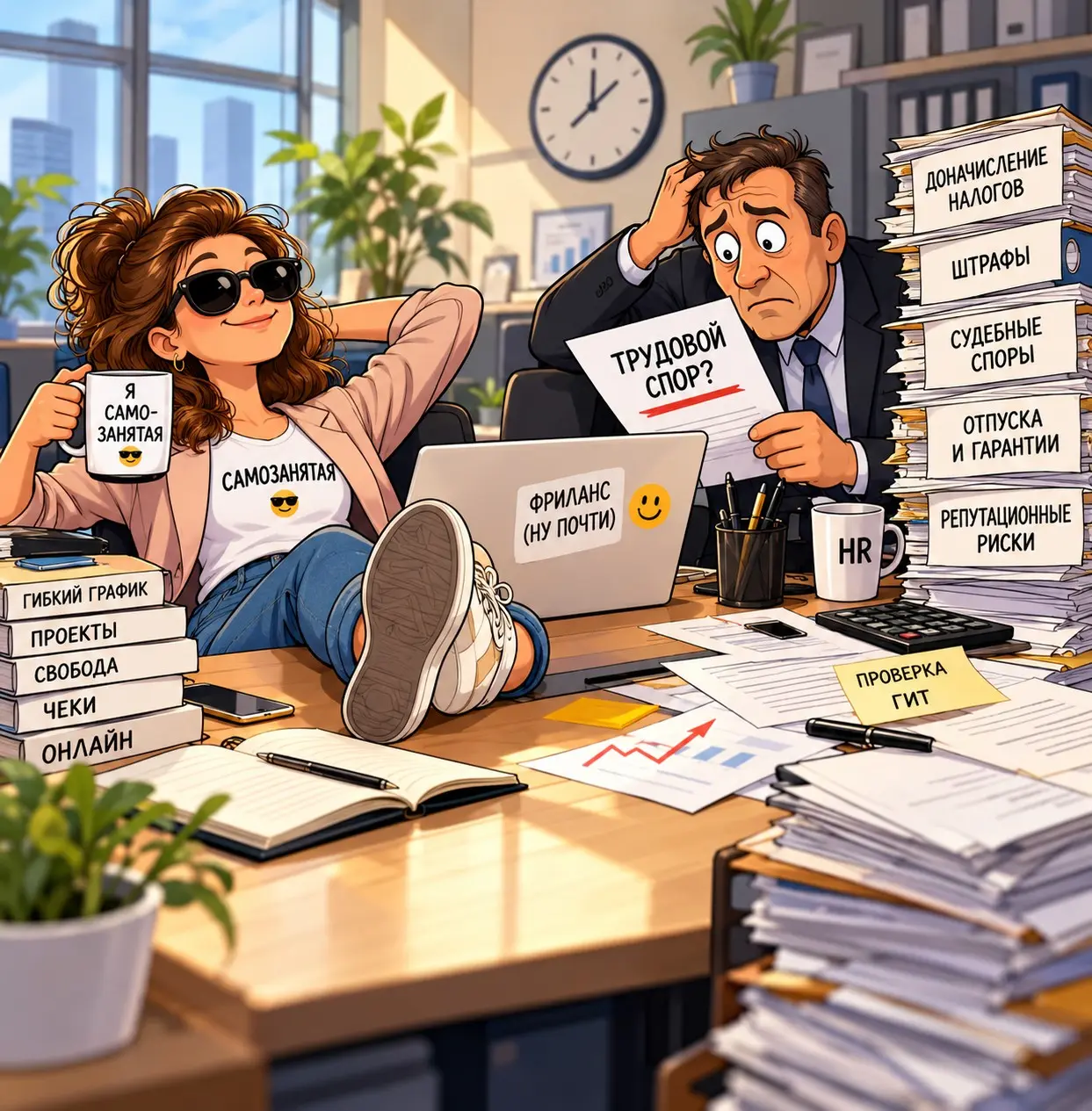 У нас нет работников. У нас самозанятые.ГИТ об этом знает? | Сетка — социальная сеть от hh.ru
