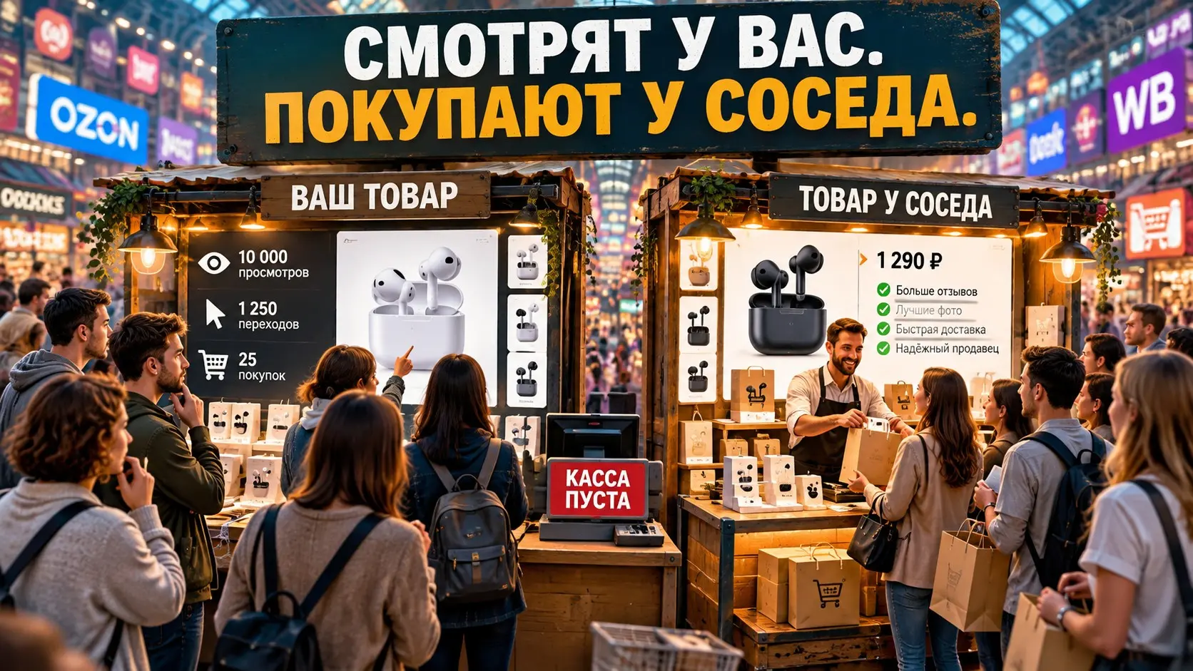 Тысячи просмотров. А покупают у соседа. Почему? 🤔 | Сетка — социальная сеть от hh.ru