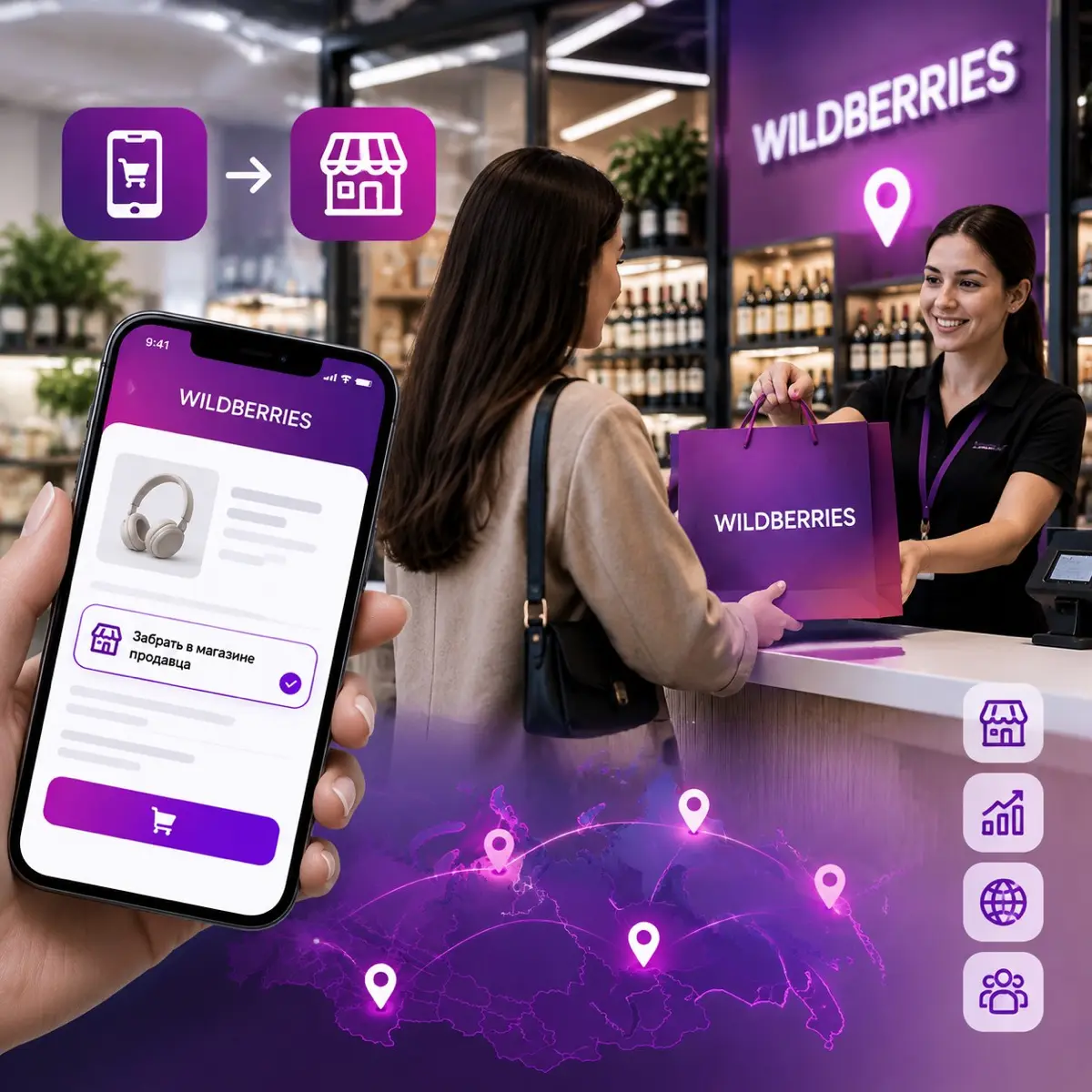📦 Wildberries масштабирует Click & Collect | Сетка — социальная сеть от hh.ru