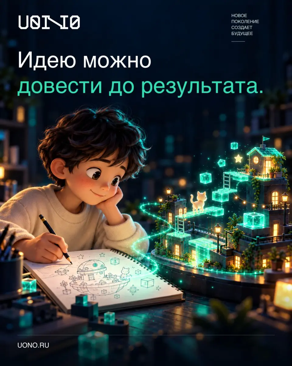 Законченную игру можно показать другу. Опыт её создания можно взять в следующий проект.
Когда ребёнок заканчивает свой проект, за ним уже есть целый путь | Сетка — социальная сеть от hh.ru