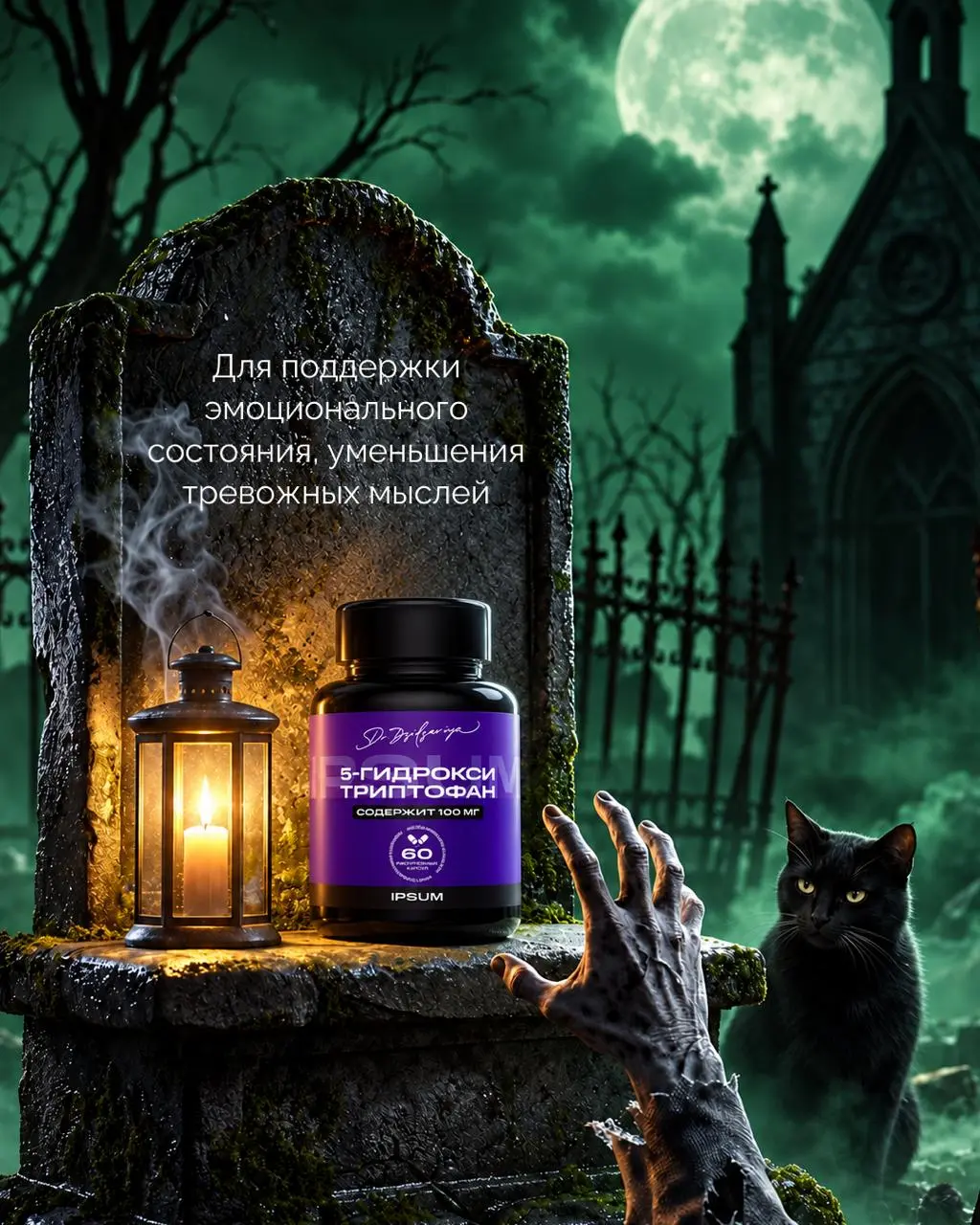 Буууу...испугался?
Любимые витамины IPSUM в хэллоуинских декорациях 🎃 | Сетка — социальная сеть от hh.ru